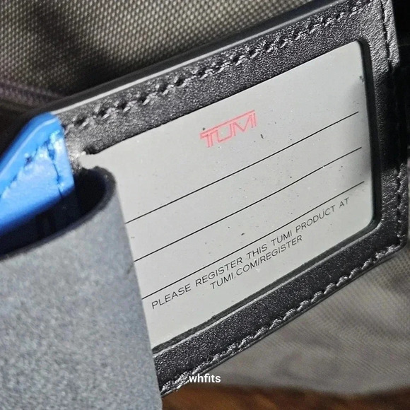 Rare Tumi Alpha Bravo Blue and Gray Weekender Bag Limited Colorway - Picture 6 of 11